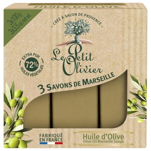 Le Petit Olivier Soap Bar Olive Oil 3 Pieces 100G