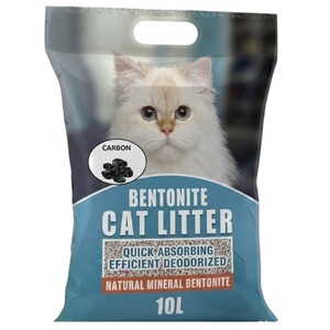 Bentonite Cat Litter Carbon 10L