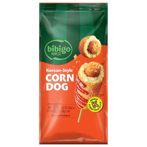 Bibigo Frozen Corn Dog With Fish Sausage 450G