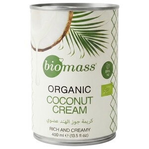Biomass Coconut Cream Organic 400Ml