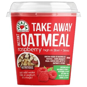 Vitalia Oatmeal Raspberry Take Away 85G