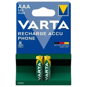 Varta Recharge Accu Phone Aaa 2 Pieces