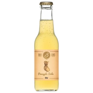 Three Cents Soda Water Pineapple 200Ml