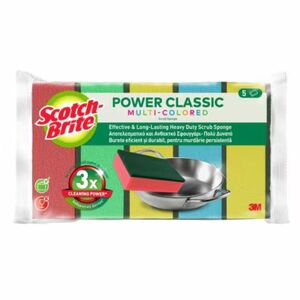 Scotch Brite 3M Sb Hd Multi Color Laminate Sponge 5'S