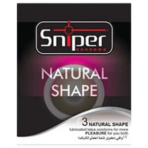 Sniper Condoms Natural Shape 3 Pieces