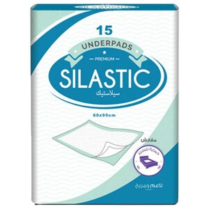 Silastic Underpads 90 X 180Cm 15 Pieces