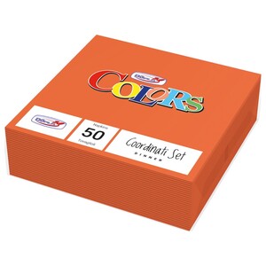 Dopla Napkins Orange 50 Pieces