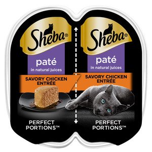 Sheba Pate Savory Chicken 2 Pk