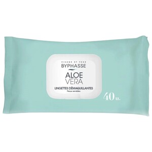 Byphasse Makeup Remover Wipes Aloe Vera 40 Pieces