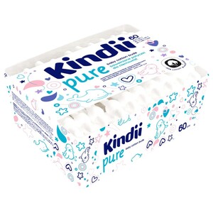 Cleanic Kindii Pure Baby Cotton Buds 60 Pieces