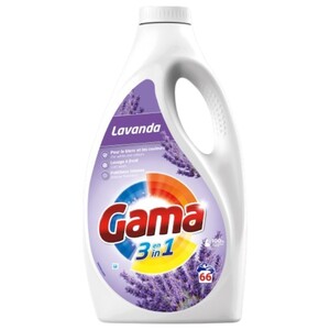 Gama 3 In 1 Liquid Laundry Detergent Lavender 3L