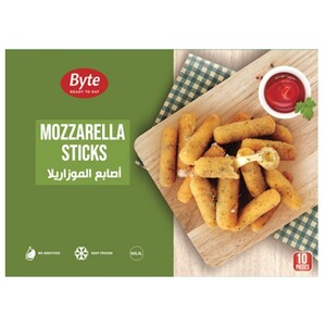 Byte Frozen Mozzarella Sticks 10 Pieces 300G