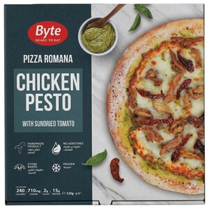 Byte Frozen Romana Chicken Pesto Pizza 520G