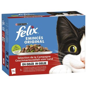 Felix Cat Food Emincés En Gelée 12 Pieces 85G
