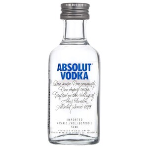 Absolut Swedish Vodka 50Ml