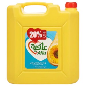 Afia Pure Sunflower Oil 5L -20% Off
