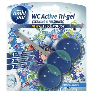 Ambi Pur Wc Active Tri-Gel Water Flowers 45G