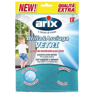 Arix Microfiber Glass Cloth Brilla & Asciuga