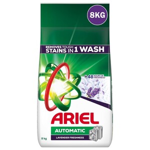 Ariel Powder Laundry Detergent Automatic Lavender 8Kg
