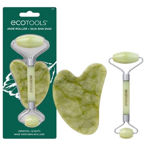 Ecotools Jade Roller + Guasha Stone 2 Pieces