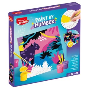 Maped Paint By Number Leopard & Bird