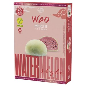 Wao Mochi Ice Cream Watermelon 6 Pieces 210G