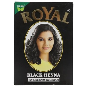 Royal Henna Hair Color Black 60G