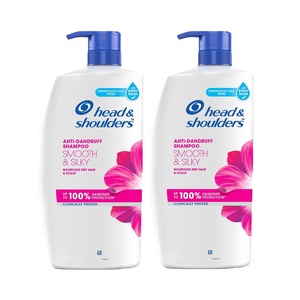Head & Shoulders Shampoo Smooth & Skilly 1L X2 15% Off