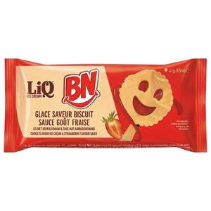 Bn Ice Cream Saveur Biscuit Strawberry 41G