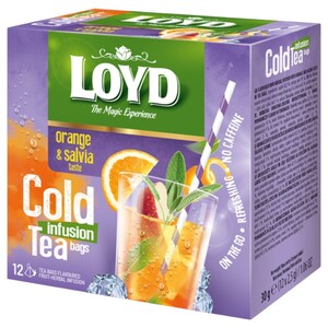 Loyd Cold Infusion Tea Orange & Salvia 12 Bags