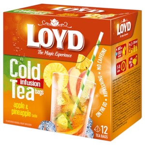 Loyd Cold Infusion Tea Apple & Pineapple 12 Bags