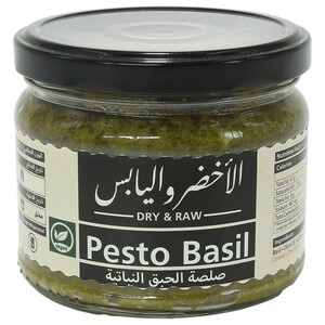 Dry & Raw Pesto Basil 250G
