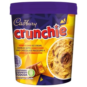 Cadbury Ice Cream Crunchie Honeycomb 425Ml