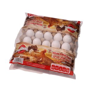 Saghbini 30Pcs White Eggs