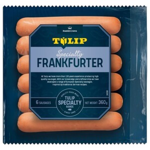 Tulip Frankfurter Sausages 6 Pieces 360G