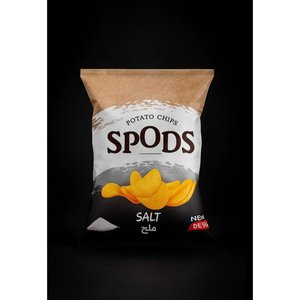 Spods Potato Chips Salt 90Gm