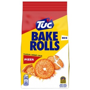 Tuc Bake Rolls Pizza 80G
