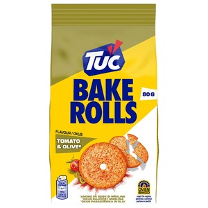 Tuc Bake Rolls Tomato & Olive 80G