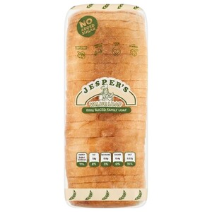 Jesper's White Loaf Sliced 800G