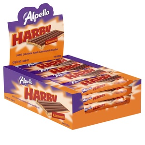 Alpella Harby Caramel Biscuit 24X25gm