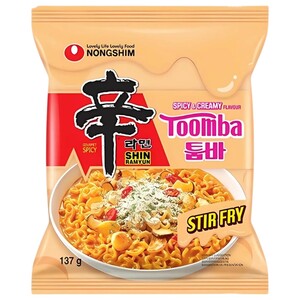 Nongshim Shin Ramyun Stir Fry Toomba Spicy & Creamy 137G