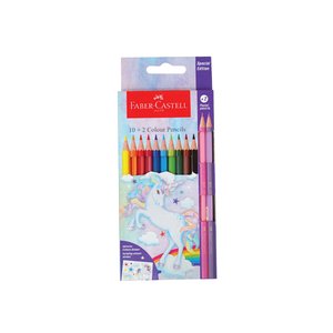 Faber Castell Unicorn Colour Pencil 10+2 Colours