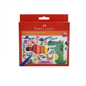 Faber Castell Jumbo Colour Marker 12'S