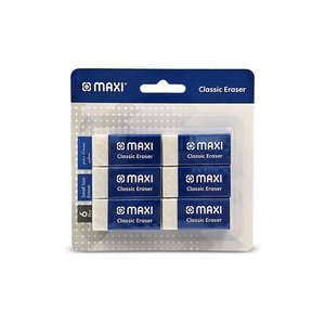Maxi Dust Free Eraser Medium 6'S