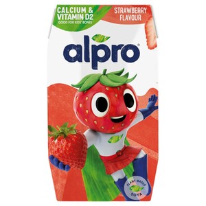 Alpro Kids Strawberry Soya Drink 200Ml