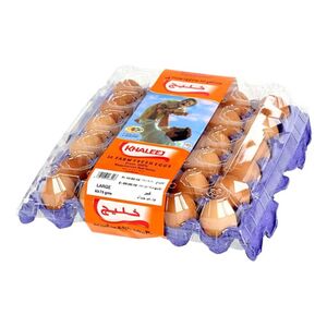 Khaleej Brown Medium Omega 3 Eggs 30 Pcs