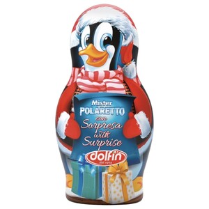 Dolfin Mister Polaretto Milk Chocolate Christmas Penguin 80G