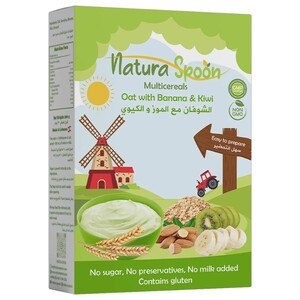 Natura Spoon Baby Food Oat With Banana & Kiwi 200G