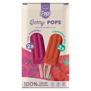 House Of Pops Berry Minis Pops Frozen Lollies 45 Ml Pack Of 4