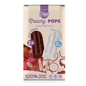 House Of Pops Creamy Minis Pops Frozen Lollies 45 Ml Pack Of 4